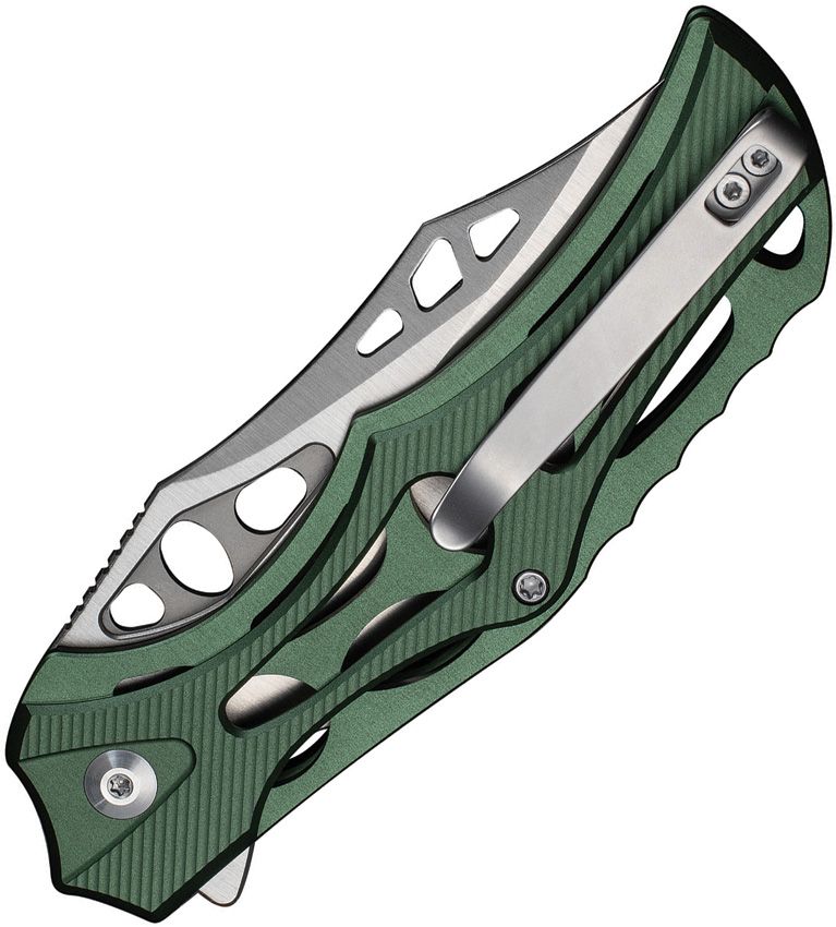 Civivi Biophase Button Lock Green Folding Knife [C23083-1]