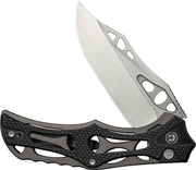 Civivi Biophase Gray, Black Aluminum & Coarse G10 Nitro-V Folding Knife [C23083C-3] - product view 5