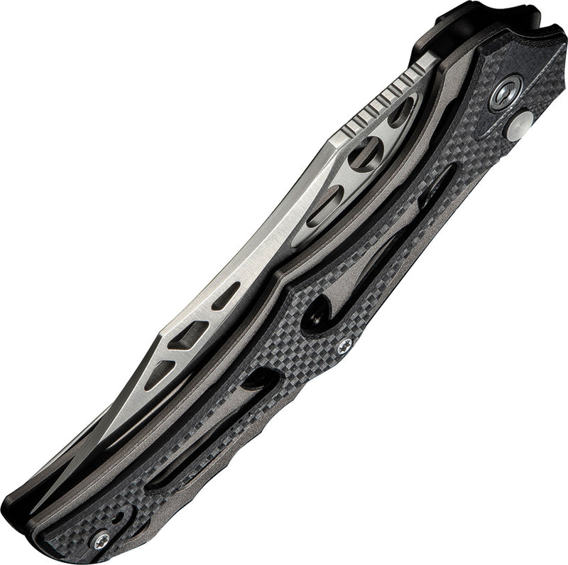 Civivi Biophase Gray, Black Aluminum & Coarse G10 Nitro-V Folding Knife [C23083C-3] - product view 6