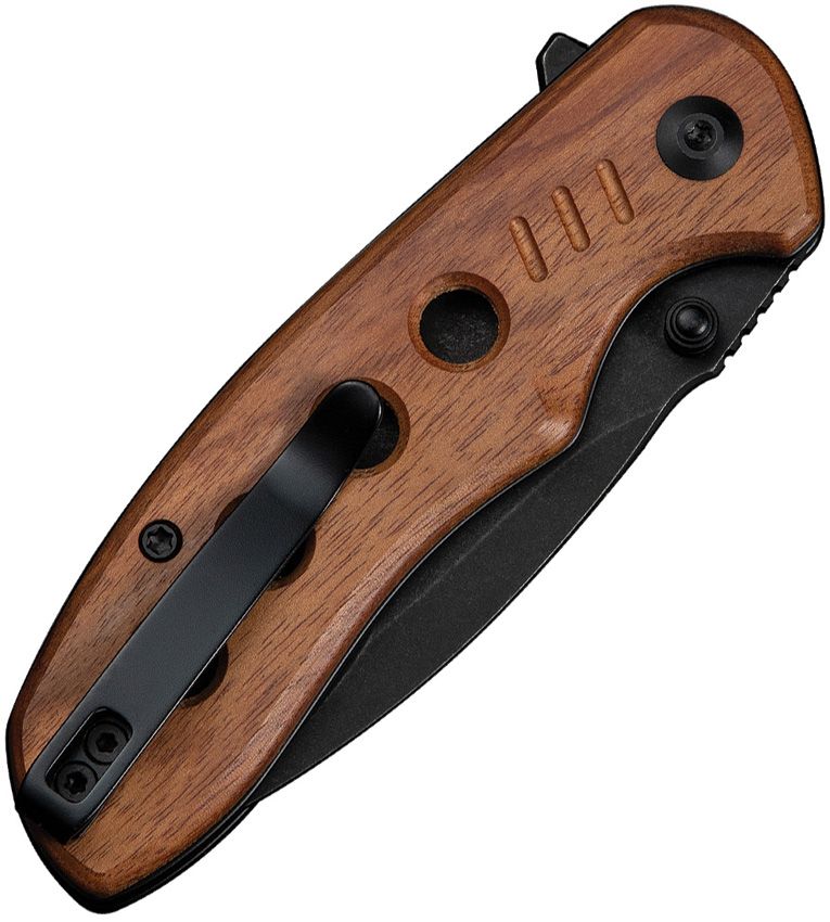 Civivi Triptych Button Lock Wood Folding Knife [C23085B-3]