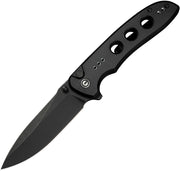 Civivi Hyperpulse Black Aluminum (3.5" Black Stonewashed 14C28N) Folding Knife [C23087A-1] - product view 1