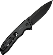 Civivi Hyperpulse Black Aluminum (3.5" Black Stonewashed 14C28N) Folding Knife [C23087A-1] - product view 3