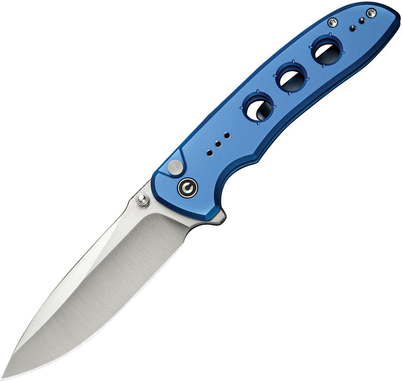 Civivi Hyperpulse Blue Aluminum (3.5" Satin Finished 14C28N) Folding Knife [C23087A-2] - product view 1
