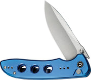 Civivi Hyperpulse Blue Aluminum (3.5" Satin Finished 14C28N) Folding Knife [C23087A-2] - product view 4