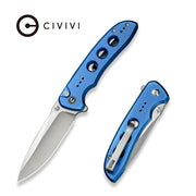 Civivi Hyperpulse Blue Aluminum (3.5" Satin Finished 14C28N) Folding Knife [C23087A-2] - product view 7