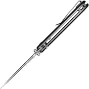 Civivi Hyperpulse Gray Aluminum (3.5" Satin Finished 14C28N) Folding Knife [C23087A-3] - product view 5
