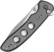 Civivi Hyperpulse Gray Aluminum (3.5" Satin Finished 14C28N) Folding Knife [C23087A-3] - product view 6