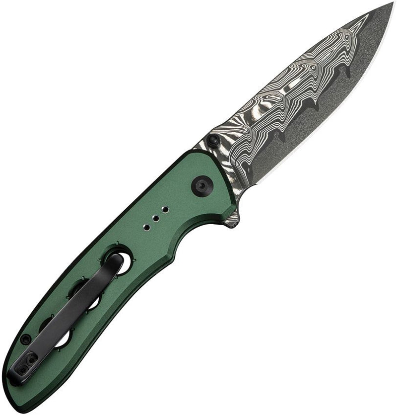 Civivi Hyperpulse Button Lock Grn Folding Knife [C23087A-DS1]