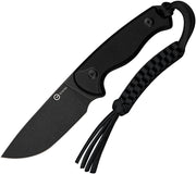 Civivi Timberbark Black G10 (3.2" Black Stonewashed 14C28N) Fixed Blade Knife [C23094-1] - product view 1