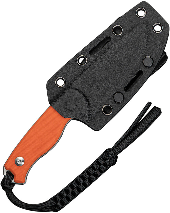 Civivi Timberbark Orange G10 (3.2" Satin Finished 14C28N) Fixed Blade Knife [C23094-2] - product view 6