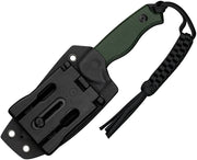 Civivi Timberbark Green Canvas Micarta (3.2" Black Stonewashed 14C28N) Fixed Blade Knife [C23094-3] - product view 6