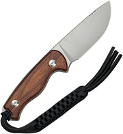 Civivi Timberbark Guibourtia Wood (3.2" Satin Finished 14C28N) Fixed Blade Knife [C23094-4] - product view 3