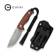 Civivi Timberbark Guibourtia Wood (3.2" Satin Finished 14C28N) Fixed Blade Knife [C23094-4] - product view 7