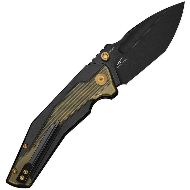 Civivi Wellmax Button Lock Black Folding Knife [C24008C-2]