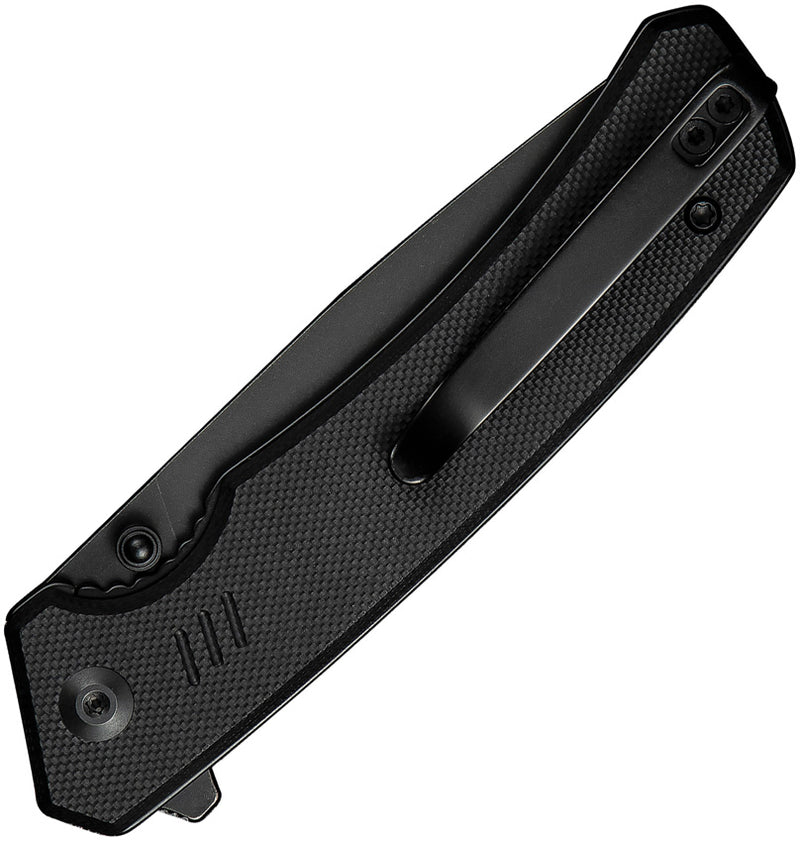 Civivi Merit Black G10 (3.28" Black Stonewashed 14C28N) Folding Knife [C24012-1] - product view 2