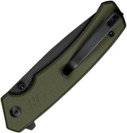 Civivi Merit OD Green G10 (3.28" Black Stonewashed 14C28N) Folding Knife [C24012-2] - product view 2