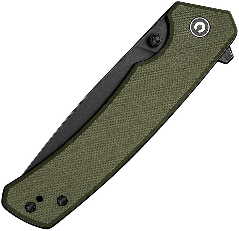 Civivi Merit OD Green G10 (3.28" Black Stonewashed 14C28N) Folding Knife [C24012-2] - product view 6