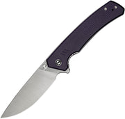 Civivi Merit Purple Canvas Micarta (3.28" Satin Finished 14C28N) Folding Knife [C24012-3] - product view 1