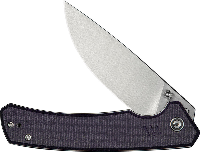 Civivi Merit Purple Canvas Micarta (3.28" Satin Finished 14C28N) Folding Knife [C24012-3] - product view 4
