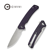 Civivi Merit Purple Canvas Micarta (3.28" Satin Finished 14C28N) Folding Knife [C24012-3] - product view 7