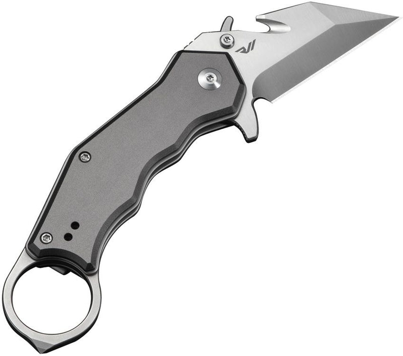 Civivi Amaroq Button Lock Gray Folding Knife [C240181]