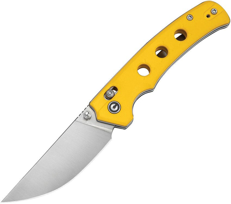 Civivi Noctis Crossbar Lock Yellow Folding Knife [C24020C-2]