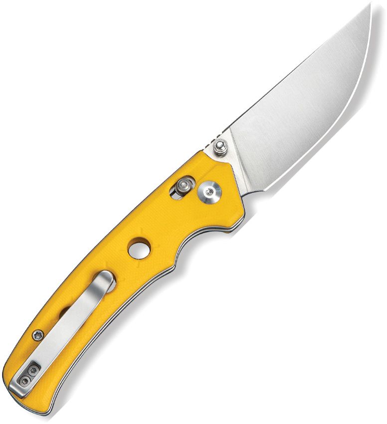 Civivi Noctis Crossbar Lock Yellow Folding Knife [C24020C-2]