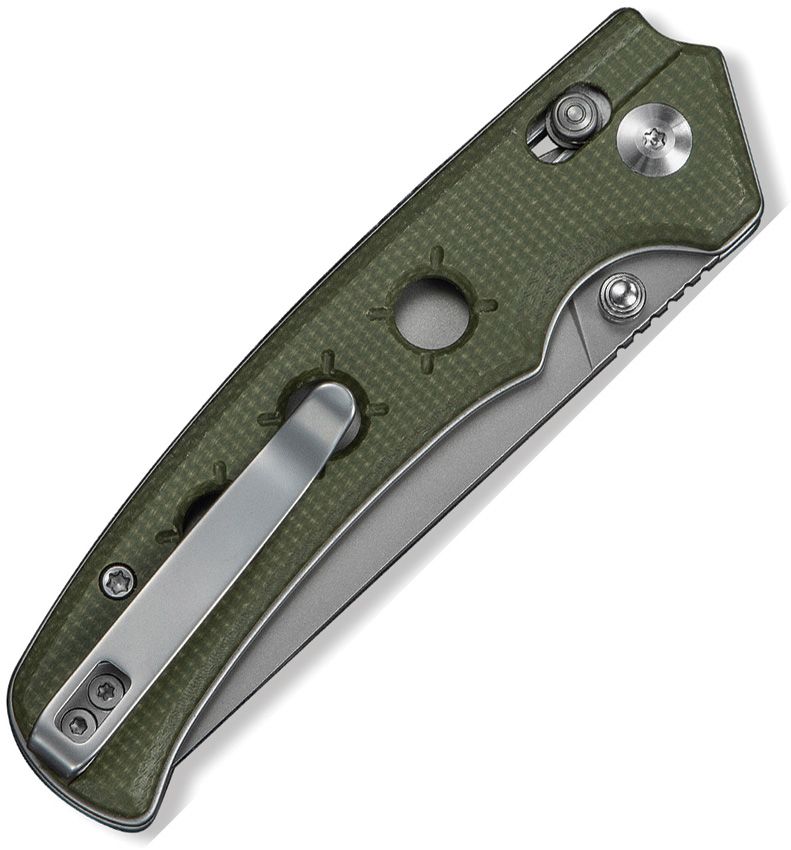 Civivi Noctis Crossbar Lock Grn Mic Folding Knife [C24020C-3]