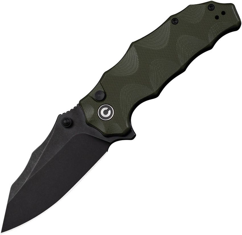 Civivi Natterjack Button Lock OD Folding Knife [C24028-1]