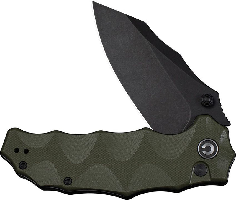 Civivi Natterjack Button Lock OD Folding Knife [C24028-1]