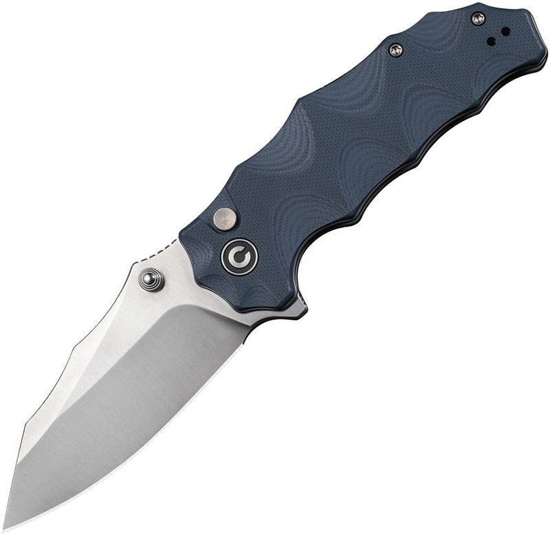 Civivi Natterjack Button Lock Blue Folding Knife [C24028-2]