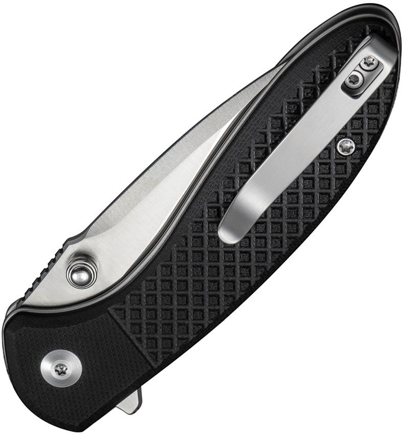Civivi Faeger Button Lock Black Folding Knife [C24031-1]