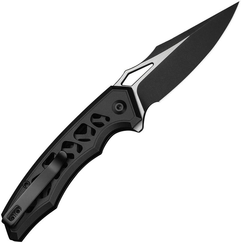 Civivi Anaaki Button Lock Black Folding Knife [C24039-1]