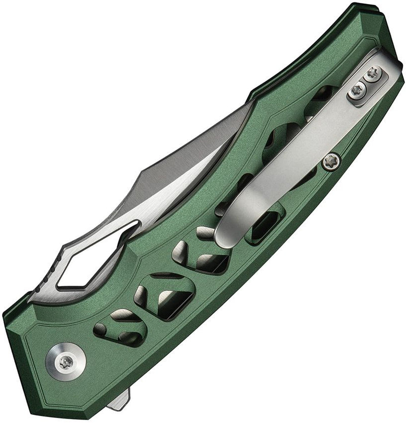 Civivi Anaaki Button Lock Green Folding Knife [C24039-3]