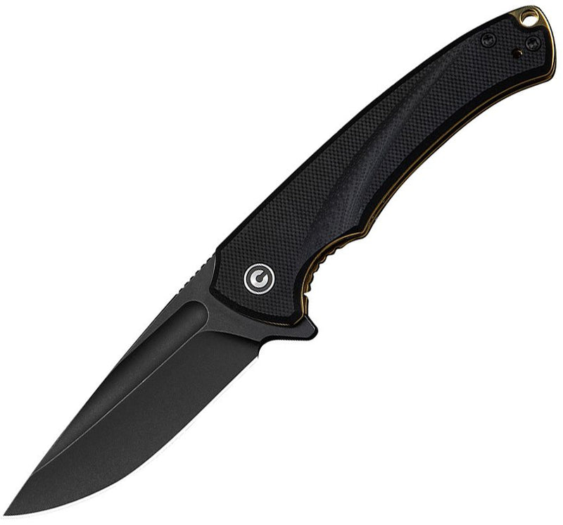 Civivi Voidflare Linerlock Black Folding Knife [C24040-1]