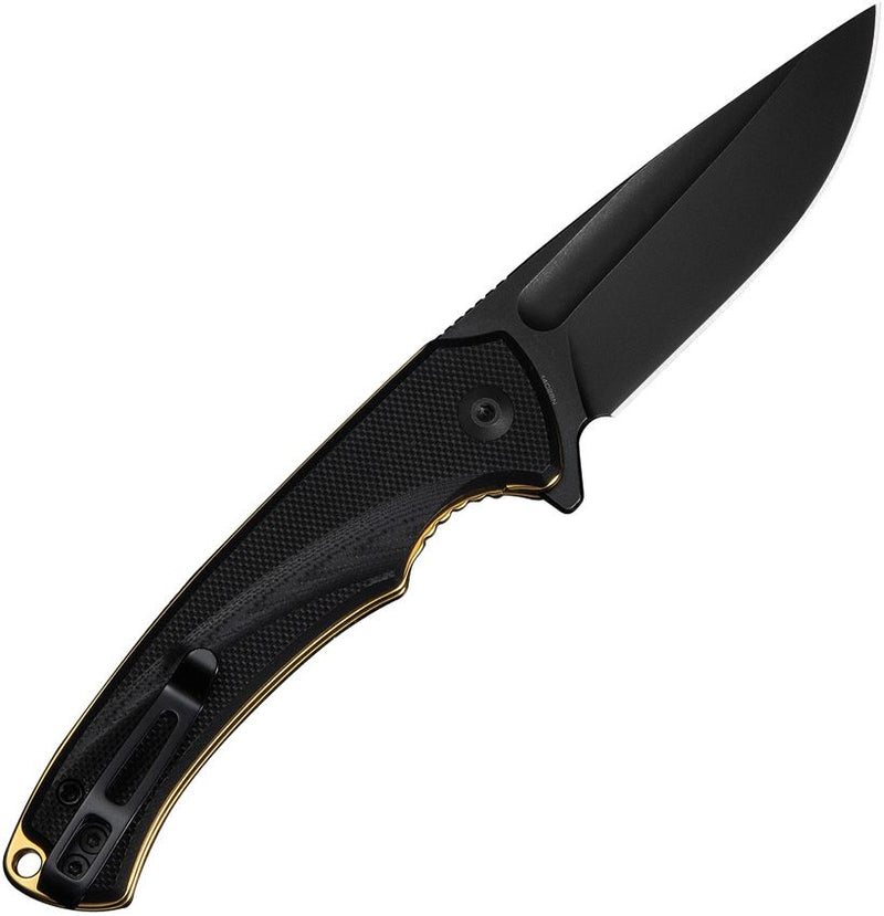 Civivi Voidflare Linerlock Black Folding Knife [C24040-1]