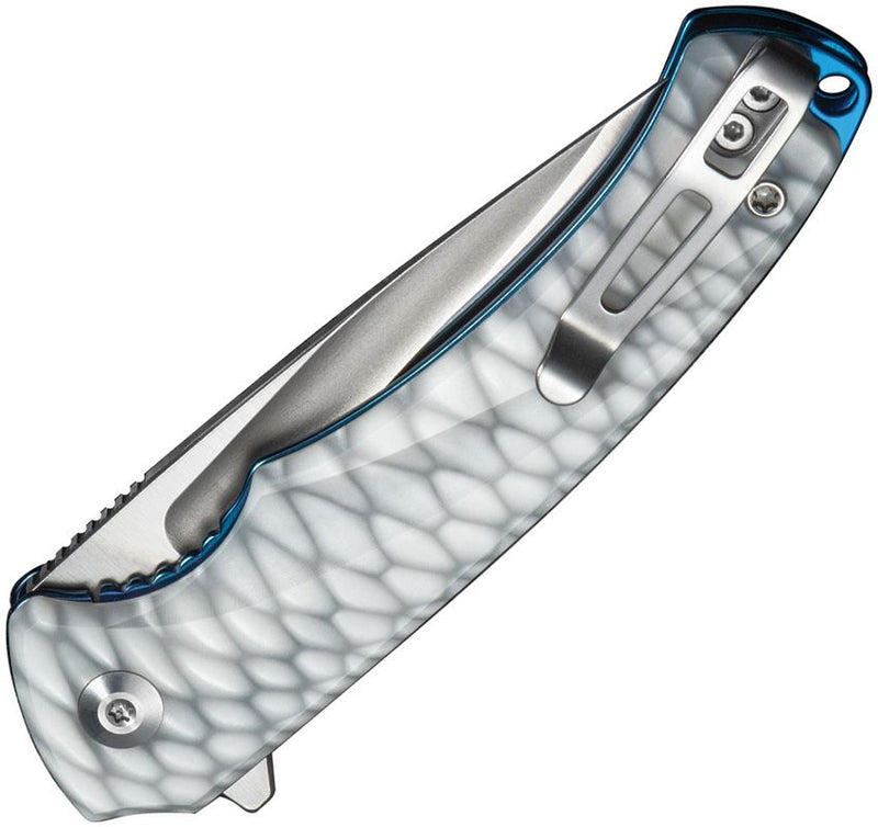 Civivi Voidflare Linerlock Wht Resin Folding Knife [C24040-2]