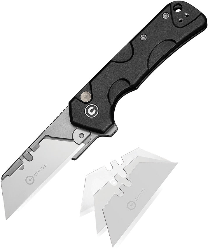 Civivi Pulsara Utility Purple Aluminum 6Cr13 Utility Knife [C24041F-1] - product view 1