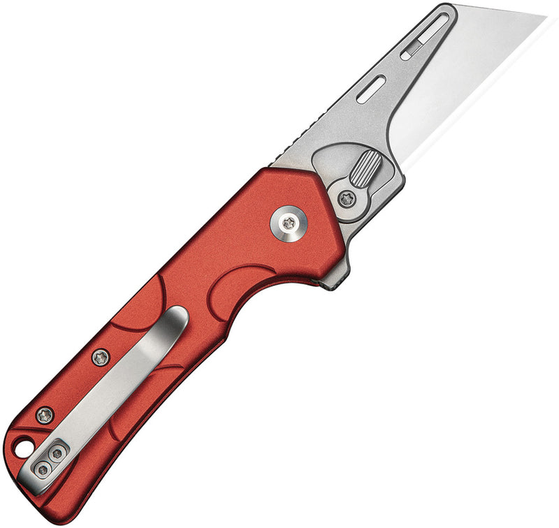 Civivi Pulsara Utility Red Aluminum 6Cr13 Utility Knife [C24041F-2] - product view 3