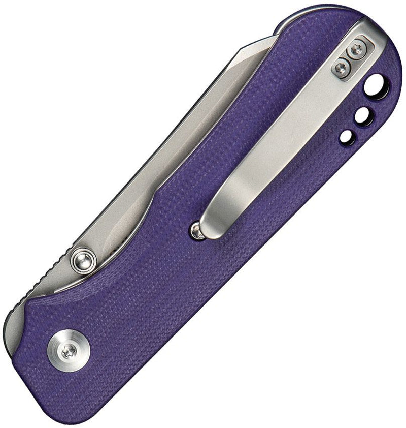 Civivi Crabby Linerlock Purple Folding Knife [C24055-2]