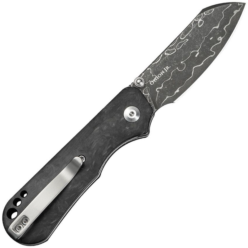 Civivi Crabby Linerlock Damascus Folding Knife [C24055-DS1]