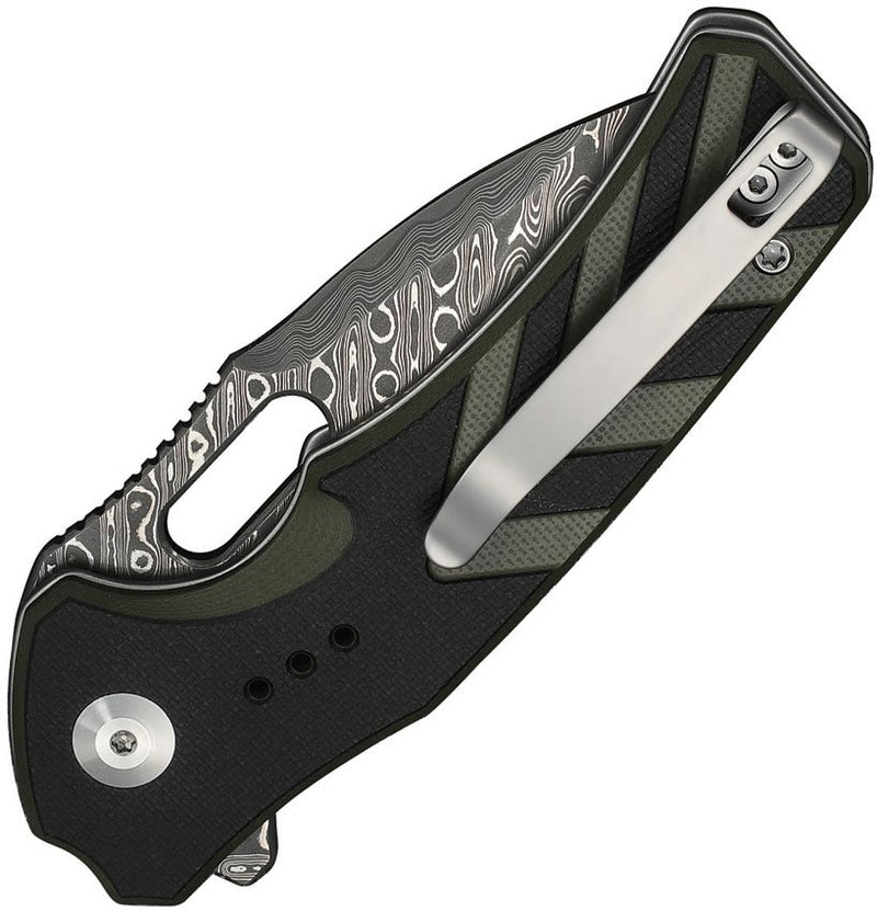 Civivi Vexron Button Lock Grn/Blk Folding Knife [C24066-DS1]