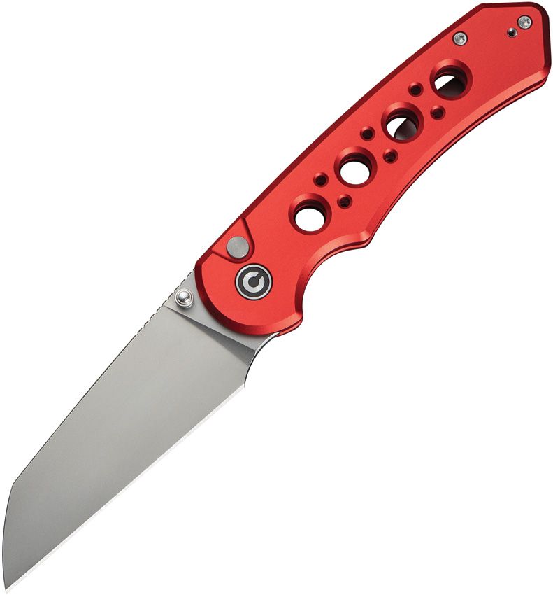 Civivi Pragma Prime Button Lock Red Folding Knife [C24067-2]