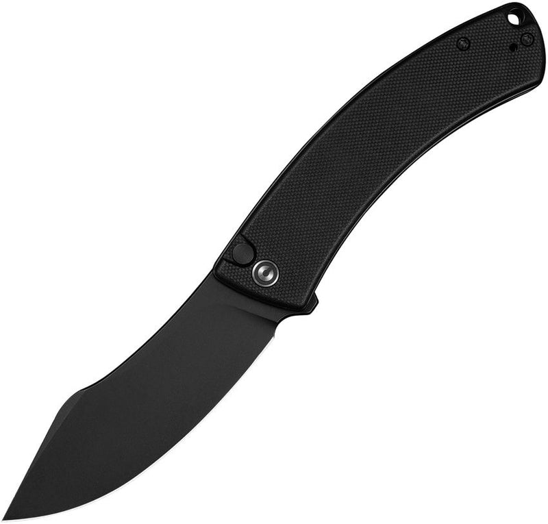 Civivi Outlaw Muk Button Lock Black Folding Knife [C24079-1]