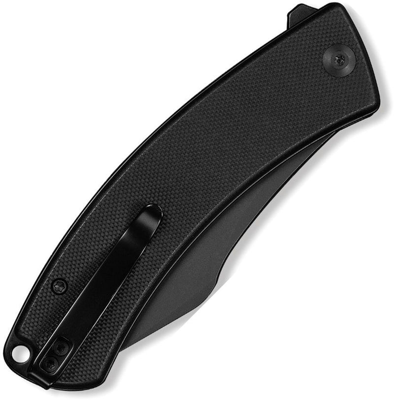 Civivi Outlaw Muk Button Lock Black Folding Knife [C24079-1]