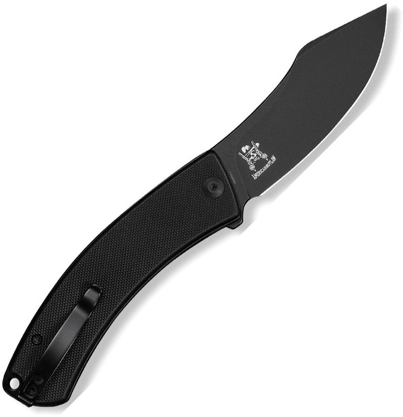 Civivi Outlaw Muk Button Lock Black Folding Knife [C24079-1]