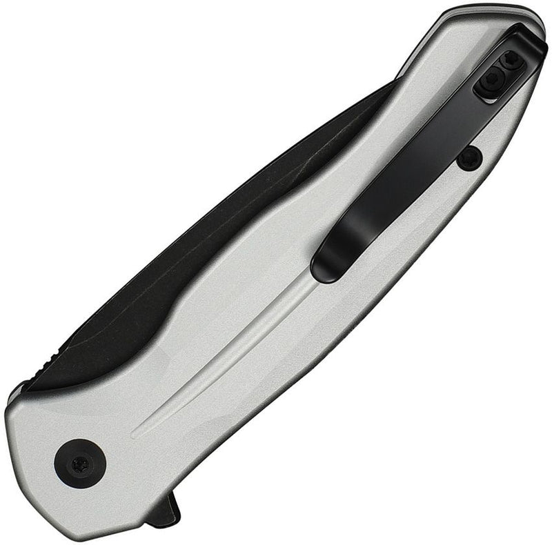 Civivi Kitefin Button Lock Silver Al Folding Knife [C24091-2]