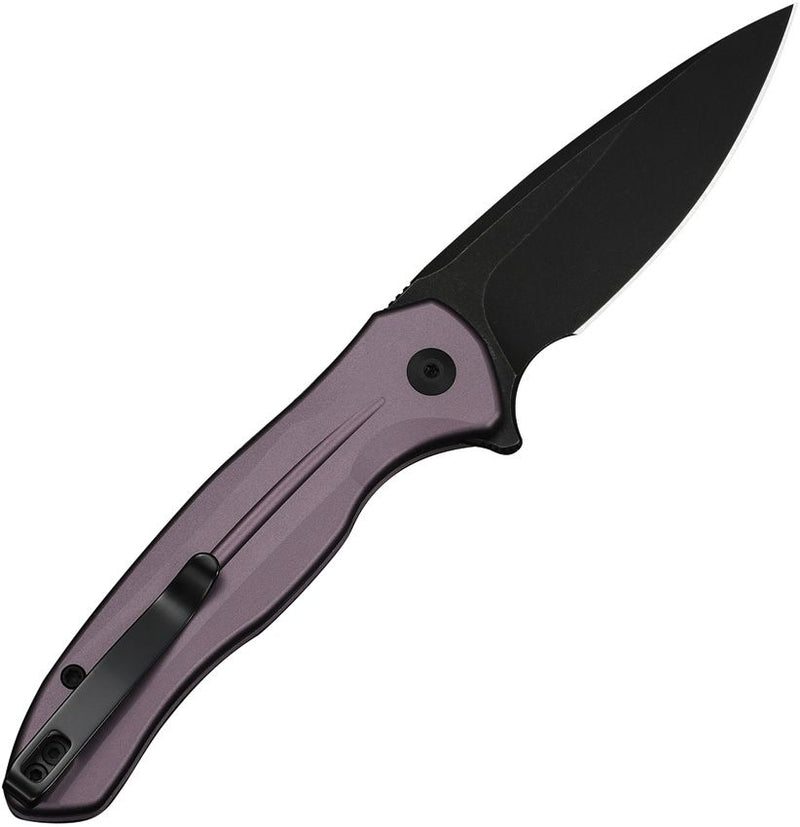 Civivi Kitefin Button Lock Purple Al Folding Knife [C24091-3]