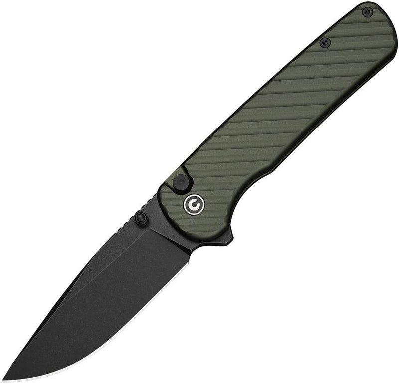 Civivi Iron Tide Button Lock Green Folding Knife [C25011-2]