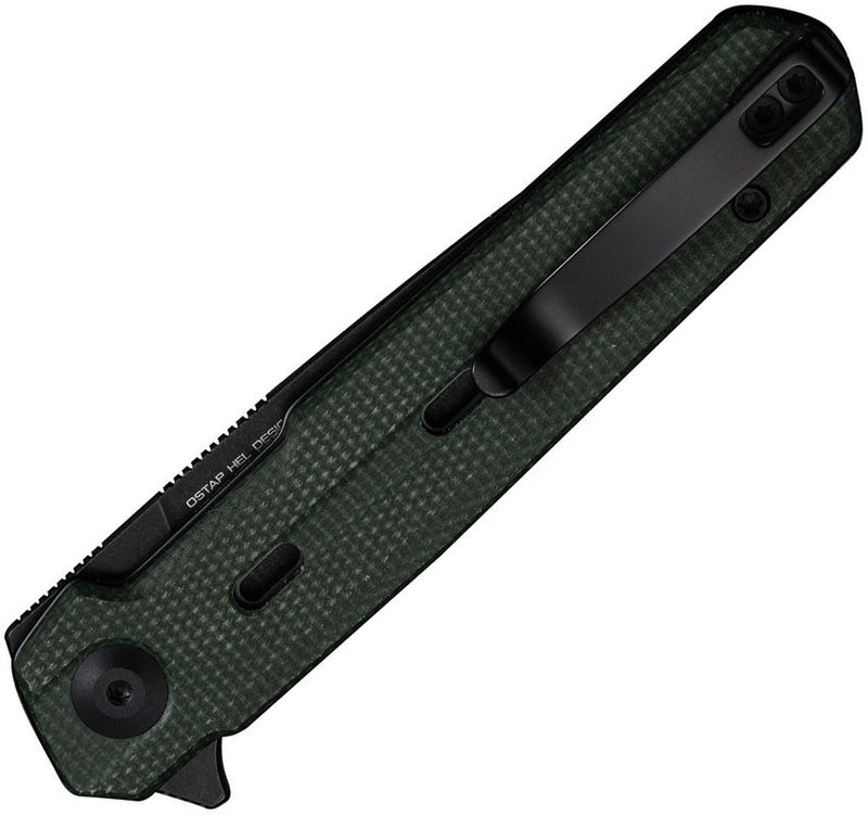 Civivi Navo Linerlock Green Micarta Folding Knife [C25015A2]